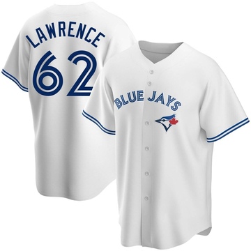 Casey Lawrence Men's Replica Toronto Blue Jays White Home Jersey