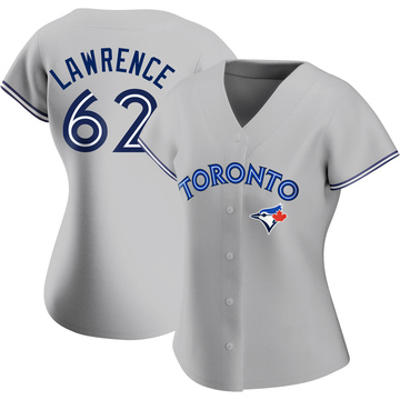 Casey Lawrence Women's Authentic Toronto Blue Jays Gray Road Jersey