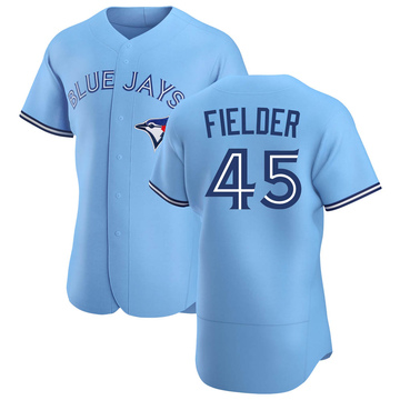 Cecil Fielder Men's Authentic Toronto Blue Jays Blue Powder Alternate Jersey