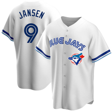 Danny Jansen Men's Replica Toronto Blue Jays White Home Cooperstown Collection Jersey