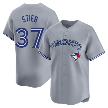 Dave Stieb Men's Limited Toronto Blue Jays Gray Away Jersey