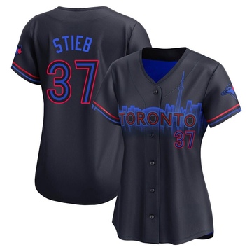 Dave Stieb Women's Limited Toronto Blue Jays Black 2024 City Connect Jersey
