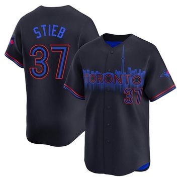 Dave Stieb Youth Limited Toronto Blue Jays Black 2024 City Connect Jersey