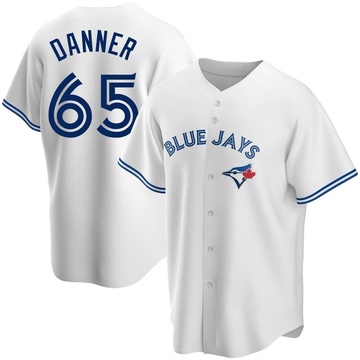 Hagen Danner Youth Replica Toronto Blue Jays White Home Jersey