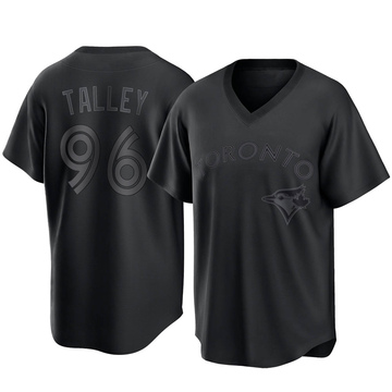 Jason Michael Talley Men's Replica Toronto Blue Jays Black Pitch Fashion Jersey