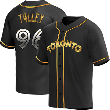 Jason Michael Talley Youth Replica Toronto Blue Jays Black Golden Alternate Jersey