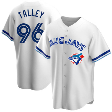 Jason Michael Talley Youth Replica Toronto Blue Jays White Home Cooperstown Collection Jersey