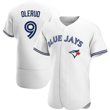 John Olerud Men's Authentic Toronto Blue Jays White Home Jersey