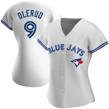 John Olerud Women's Authentic Toronto Blue Jays White Home Jersey