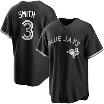 Kevin Smith Youth Replica Toronto Blue Jays Black/White Jersey
