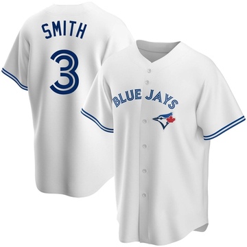 Kevin Smith Youth Replica Toronto Blue Jays White Home Jersey