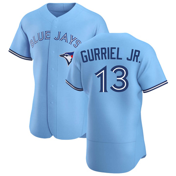 Lourdes Gurriel Jr. Men's Authentic Toronto Blue Jays Blue Powder Alternate Jersey