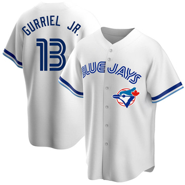 Lourdes Gurriel Jr. Youth Replica Toronto Blue Jays White Home Cooperstown Collection Jersey