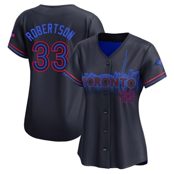 Nick Robertson Women's Limited Toronto Blue Jays Black 2024 City Connect Jersey