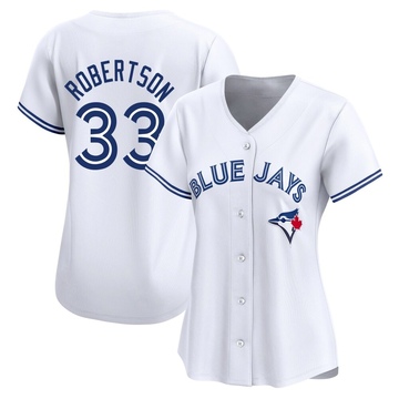 Nick Robertson Women's Limited Toronto Blue Jays White Home Jersey