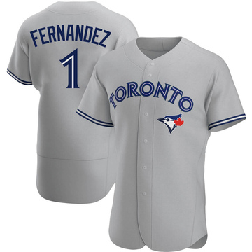 Tony Fernandez Men's Authentic Toronto Blue Jays Gray Road Jersey