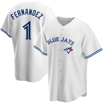 Tony Fernandez Men's Replica Toronto Blue Jays White Home Jersey