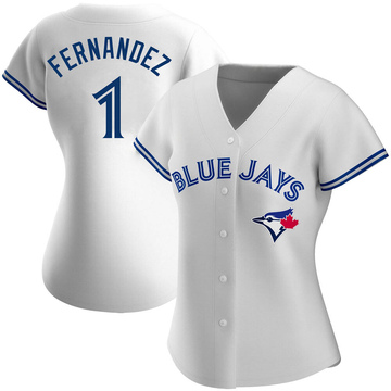 Tony Fernandez Women's Authentic Toronto Blue Jays White Home Jersey