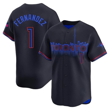 Tony Fernandez Youth Limited Toronto Blue Jays Black 2024 City Connect Jersey