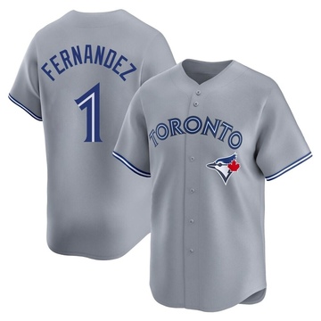 Tony Fernandez Youth Limited Toronto Blue Jays Gray Away Jersey