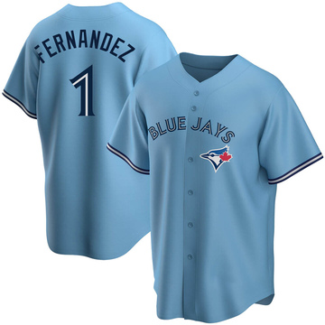 Tony Fernandez Youth Replica Toronto Blue Jays Blue Powder Alternate Jersey