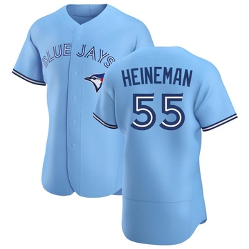 Tyler Heineman Men's Authentic Toronto Blue Jays Blue Powder Alternate Jersey