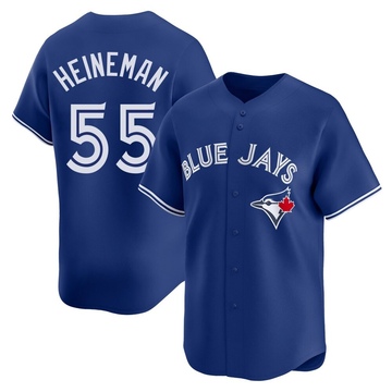 Tyler Heineman Men's Limited Toronto Blue Jays Royal Alternate Jersey
