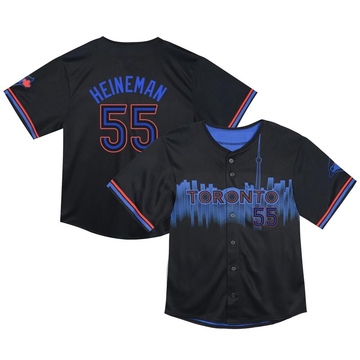 Tyler Heineman Toddler Limited Toronto Blue Jays Black 2024 City Connect Jersey