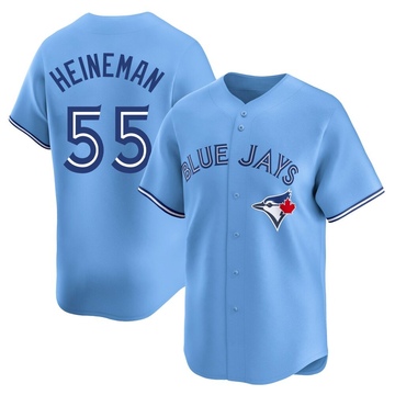 Tyler Heineman Youth Limited Toronto Blue Jays Blue Powder Alternate Jersey