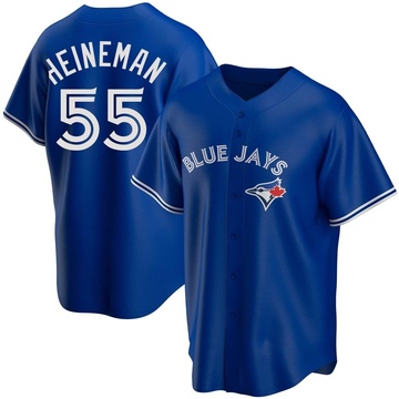 Tyler Heineman Youth Replica Toronto Blue Jays Royal Alternate Jersey